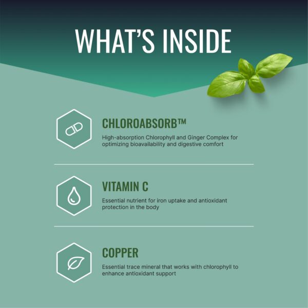 Clorofila líquida Approved Science botella lado derecho