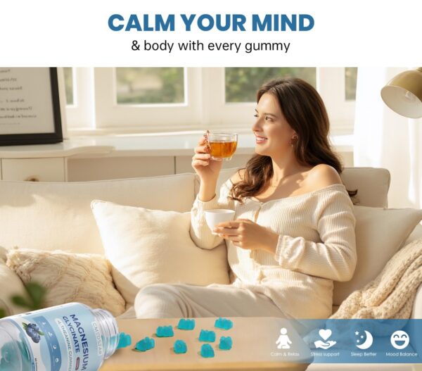 Etiqueta del producto CMEDSTAR gomitas magnesio glicinato