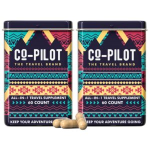 Co-Pilot suplemento para jet lag y energía viajes avión