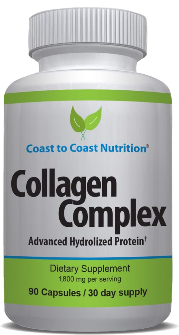 Frente del frasco Coast to Coast Multi Collagen Pills 90 cápsulas