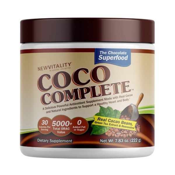 Coco Complete suplemento polvo sabor chocolate por New Vitality