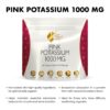 Etiqueta frontal de Pink Potassium Cocó March N.M.D