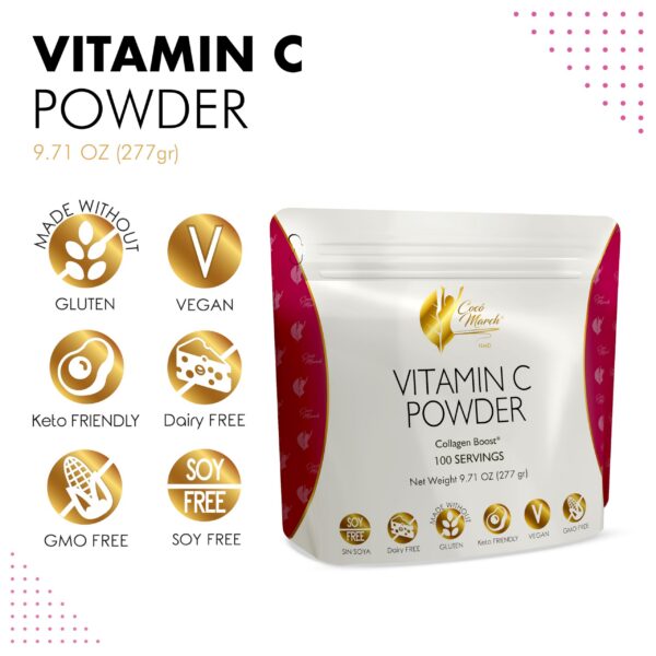 Cocó March N.M.D Vitamina C polvo vista lateral