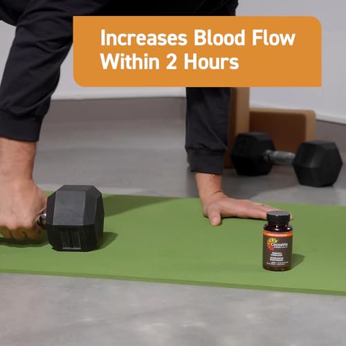 Frasco CocoaVia con etiqueta frontal