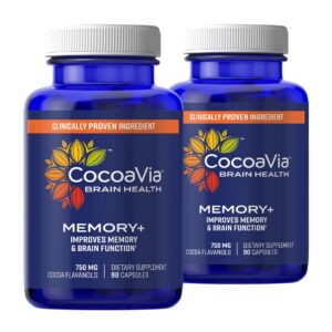 Version 1.0.0 CocoaVia Memory+ suplemento cerebral en cápsulas