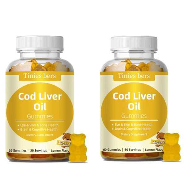 Gomitas de aceite de hígado de bacalao frasco