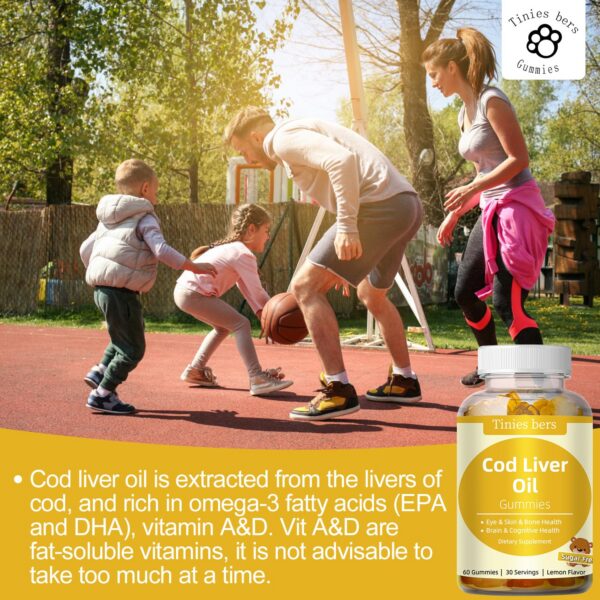 Gomitas sabor limón Cod Liver Oil