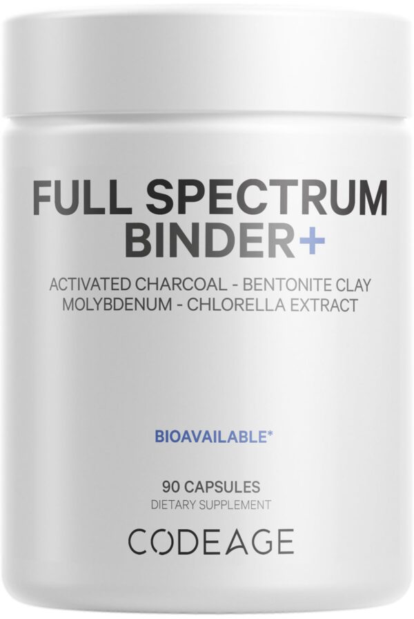 Version 1.0.0 Codeage Binder+ frasco 90 cápsulas vegano