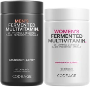 Codeage bundle multivitaminas diarias, frente