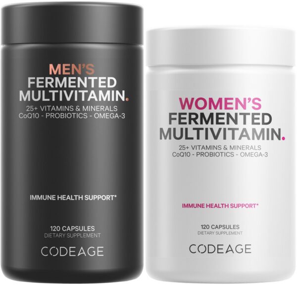 Version 1.0.0 Codeage bundle multivitaminas diarias, frente