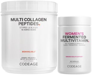 Version 1.0.0 Frasco Codeage Colágeno Multi + Multivitamínico para Mujeres