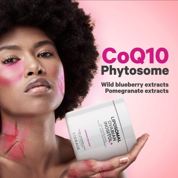 Frasco con CoQ10 Phytosome y granada