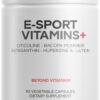 Frasco de Codeage E-Sport Vitamins+ 90 cápsulas