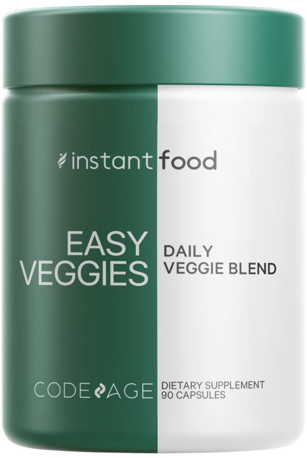 Cápsulas Codeage Easy Veggies con polvos vegetales