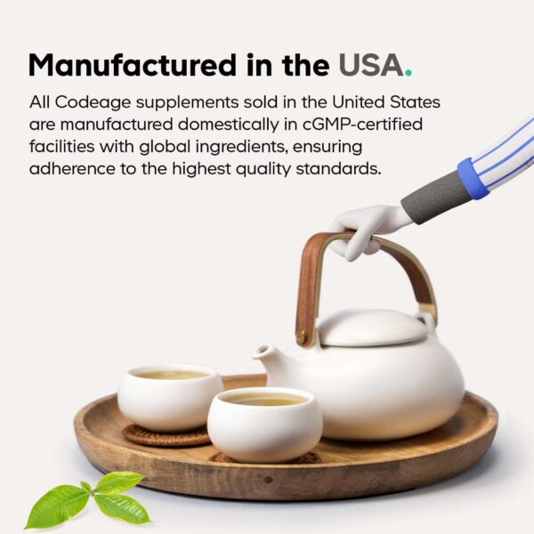 Etiqueta de ingredientes en Codeage Eyes Vitamins