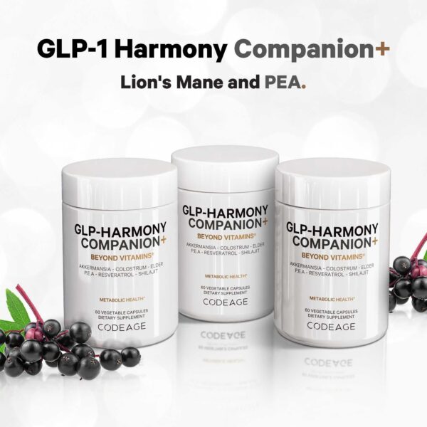 Suplemento Codeage GLP-Harmony cápsulas en primer plano
