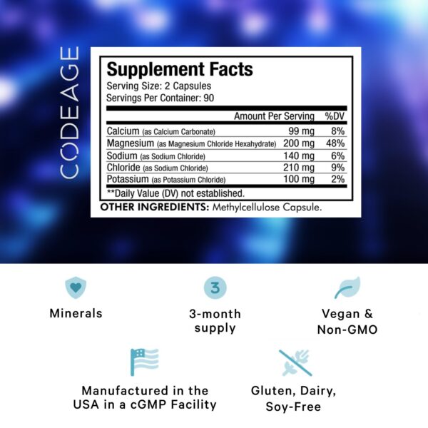 Detalle etiqueta Codeage Keto Electrolytes
