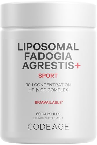 Version 1.0.0 Botella de suplemento Fadogia Agrestis Liposomal Codeage