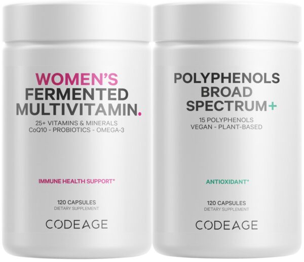 Frente del Codeage Multivitamínico para Mujeres