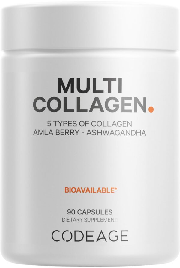 Version 1.0.0 Codeage Multi Collagen frasco frontal