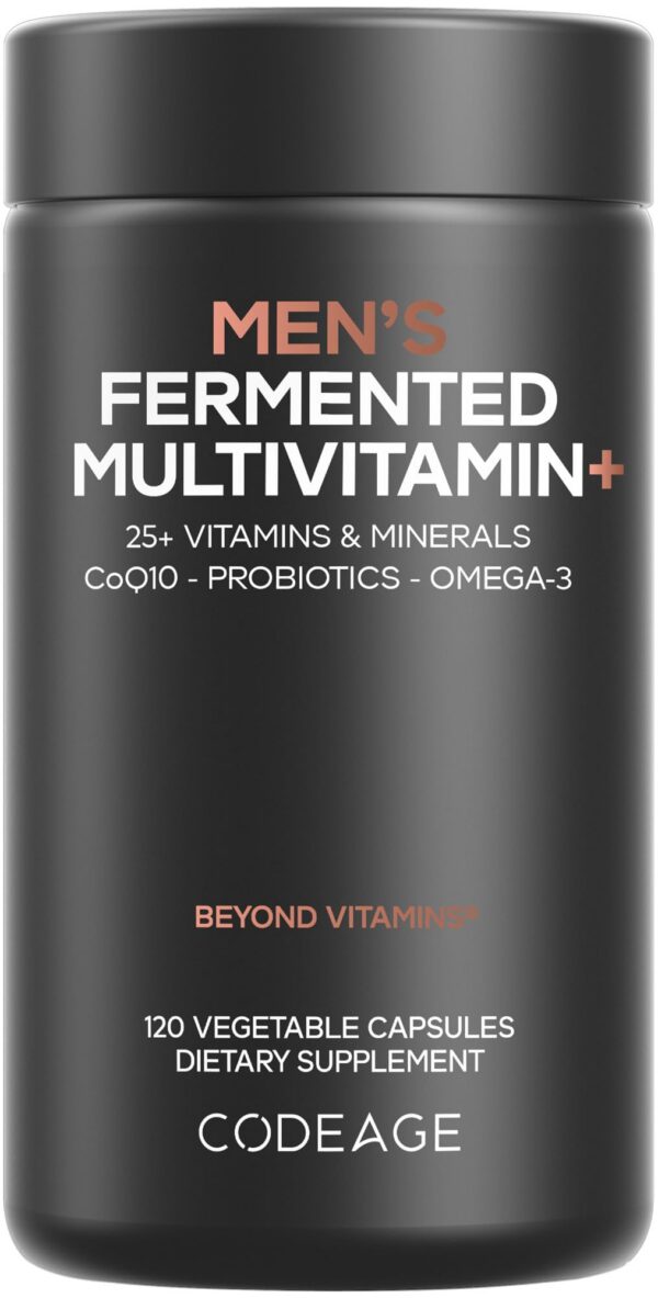Codeage multivitaminas hombres 120 cápsulas envase