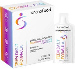 Codeage multivitaminas líquidas para adolescentes caja 30 sachets