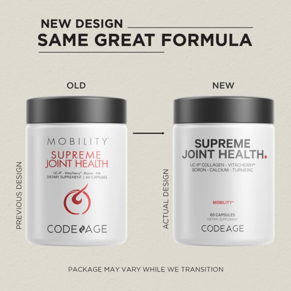 Lista de ingredientes clave Codeage UC-II