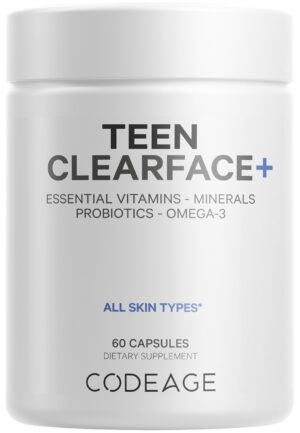 Cápsulas Codeage Teen Clearface para piel adolescente