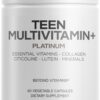 Frasco Codeage Teen Multivitamin Platinum frente