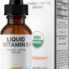 Codeage Vitamina E líquida etiqueta frontal