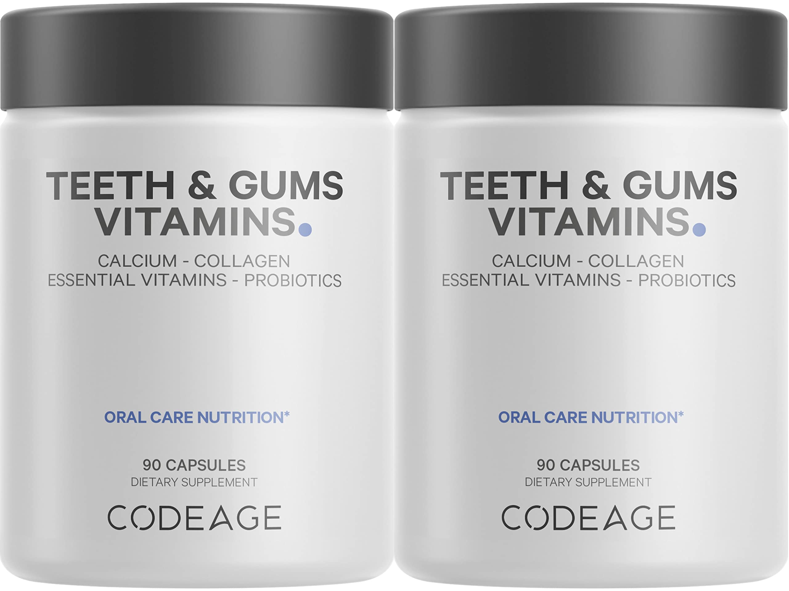 Codeage Vitamins Teeth & Gums + Calcium Collagen Probiotics Oral