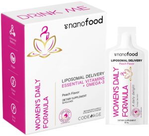 Codeage vitaminas líquidas liposomales para mujeres 30 sobres