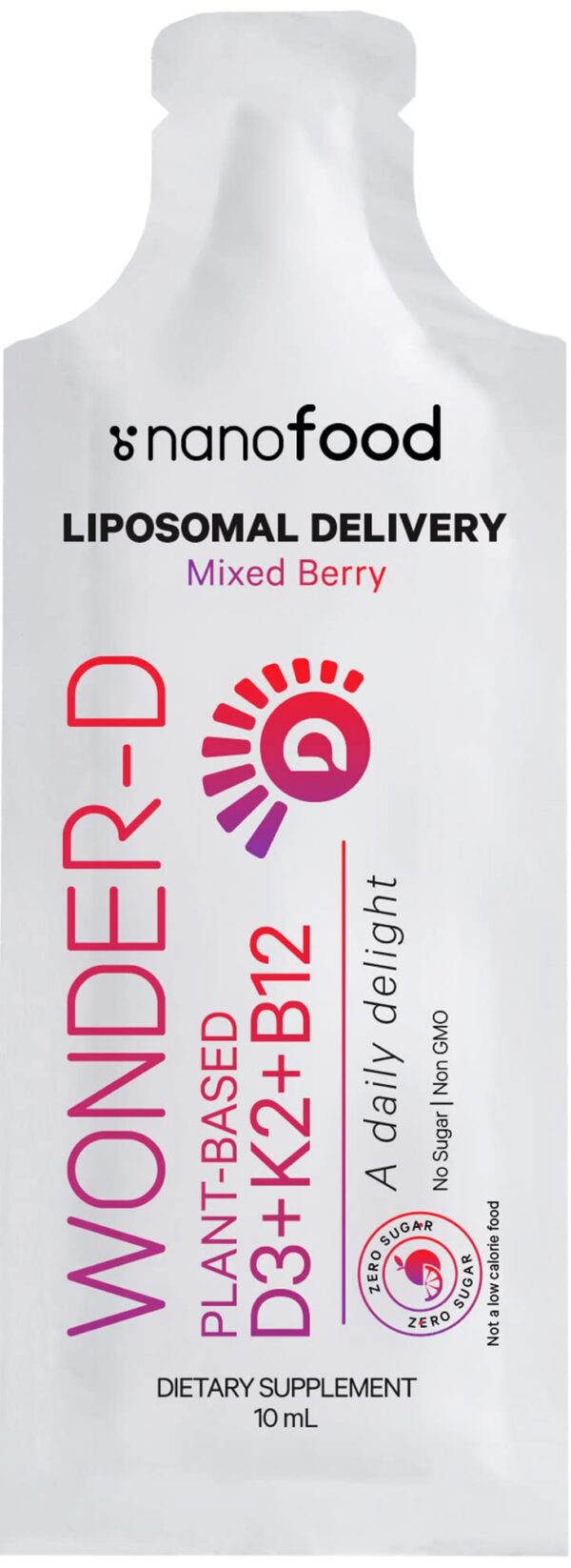 Sobre liposomal individual Wonder-D detalle