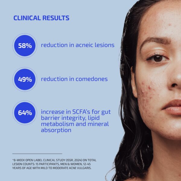 Frasco Shaant Clear Skin 60 cápsulas veganas