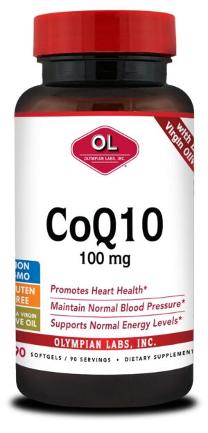 Version 1.0.0 Botella de cápsulas blandas Coenzima Q10 de Olympian Labs