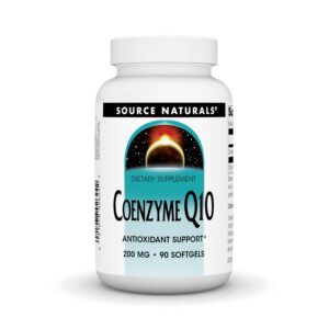 Envase Coenzima Q10 200 mg 90 softgels Source Naturals