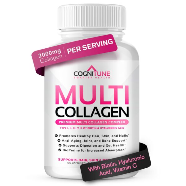 Version 1.0.0 CogniTune Multi Collagen botella frontal