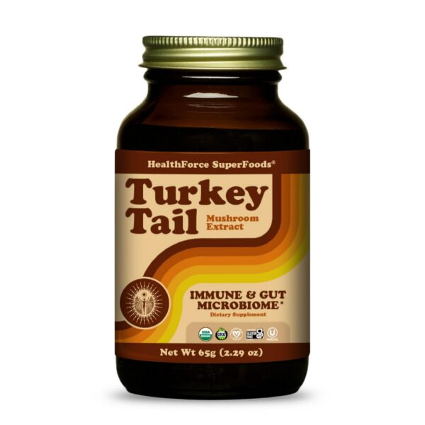 Cola de Pavo HealthForce SuperFoods en envase