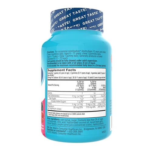 Version 1.0.0 Colace gomitas suavizantes de heces etiqueta