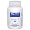 Frasco blanco con etiqueta Pure Encapsulations Collagen JS