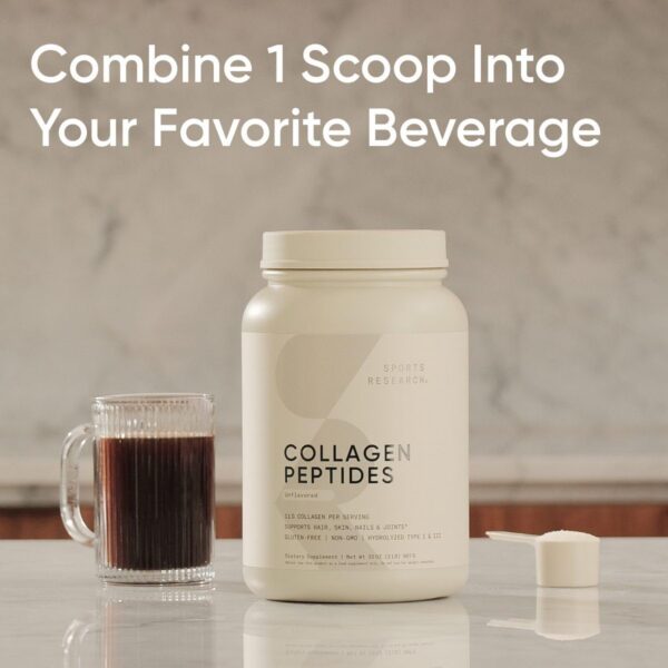 Version 1.0.0 Colágeno en polvo fácil de mezclar para batidos y bebidas