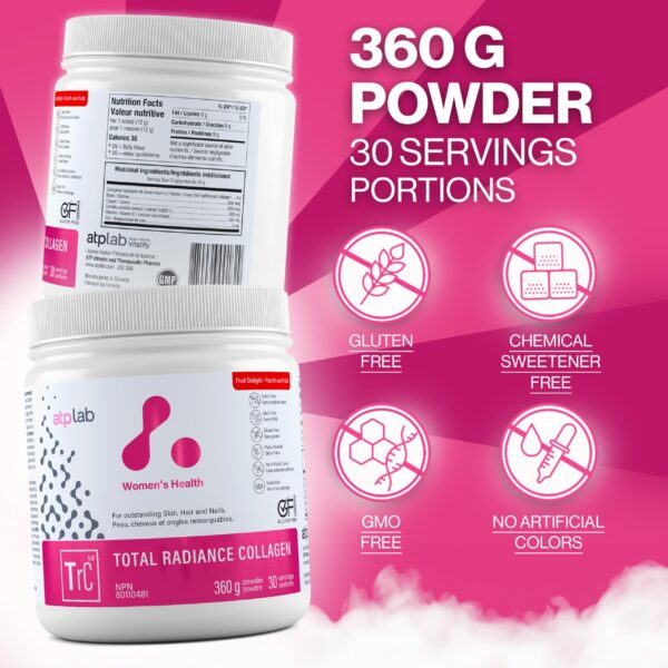 Muestras de porciones de colágeno hidrolizado