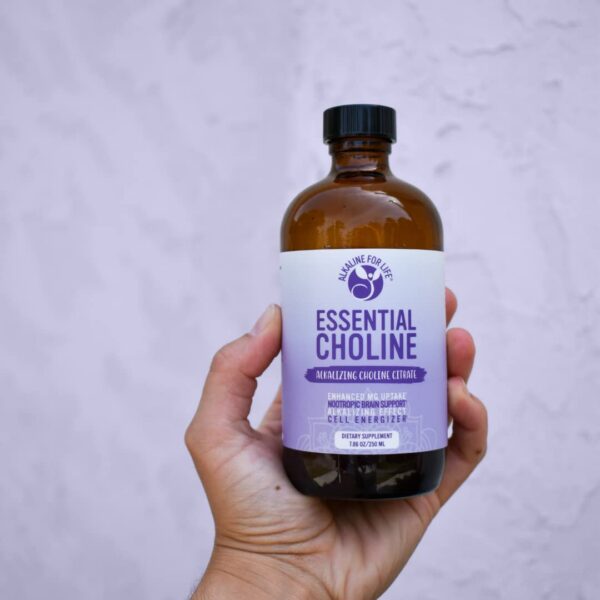 Etiqueta lateral de Colina Citrato