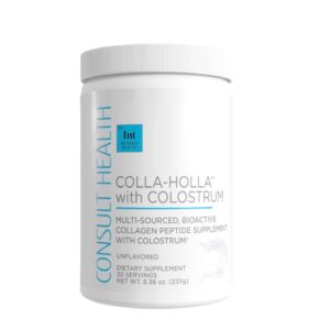 Frasco de Colla-Holla con Colostrum vainilla