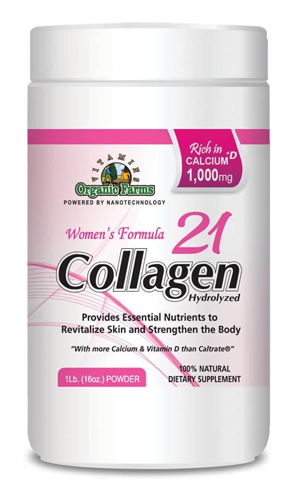 Frasco de Collagen 21 Hydrolyzed 1 lb