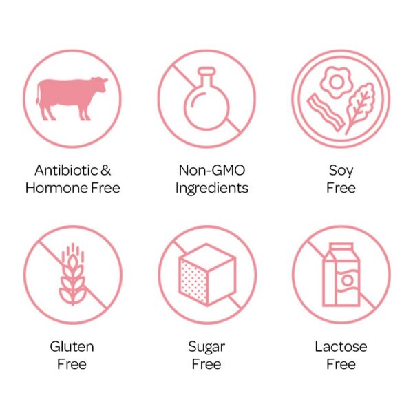 Version 1.0.0 Frasco Collagen For Her con etiqueta