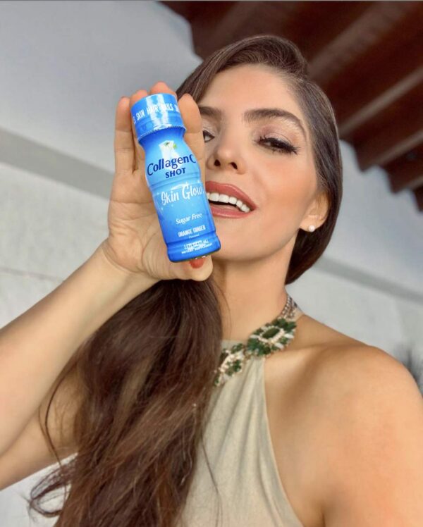 Frasco de CollagenC sabor naranja-ginger