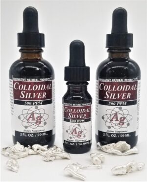 Coloidal Silver 500 PPM botella de 2 oz