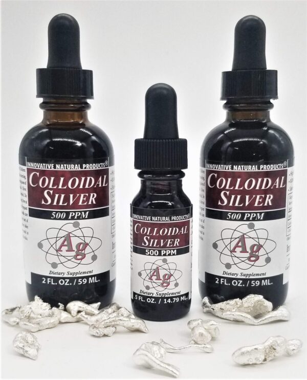 Coloidal Silver 500 PPM botella de 2 oz