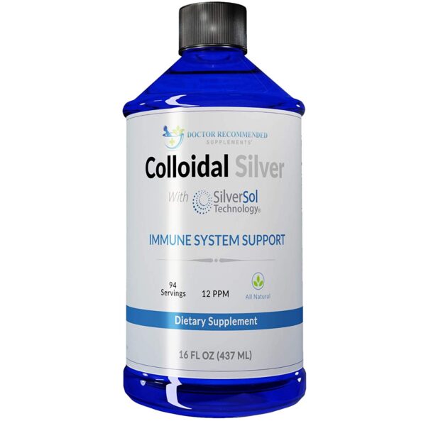Frasco de Coloidal Silver Líquido 12 PPM